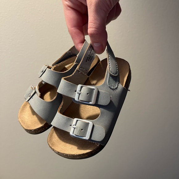 Blue/Gray Baby Sandals - Picture 1 of 5